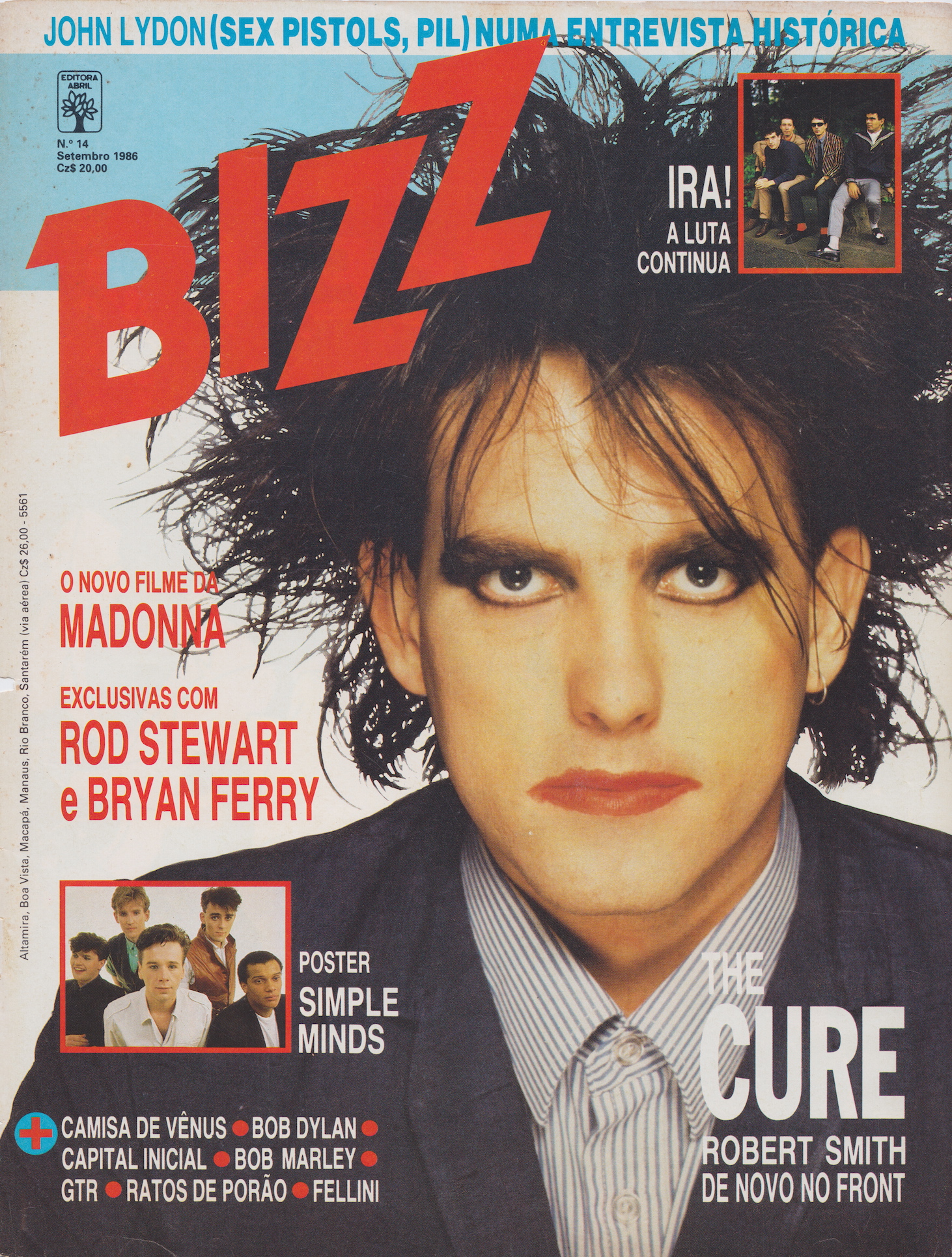 Bizz (Brazil) n° 14 - The Cure | Flowers Of Love | www.thecure.cz