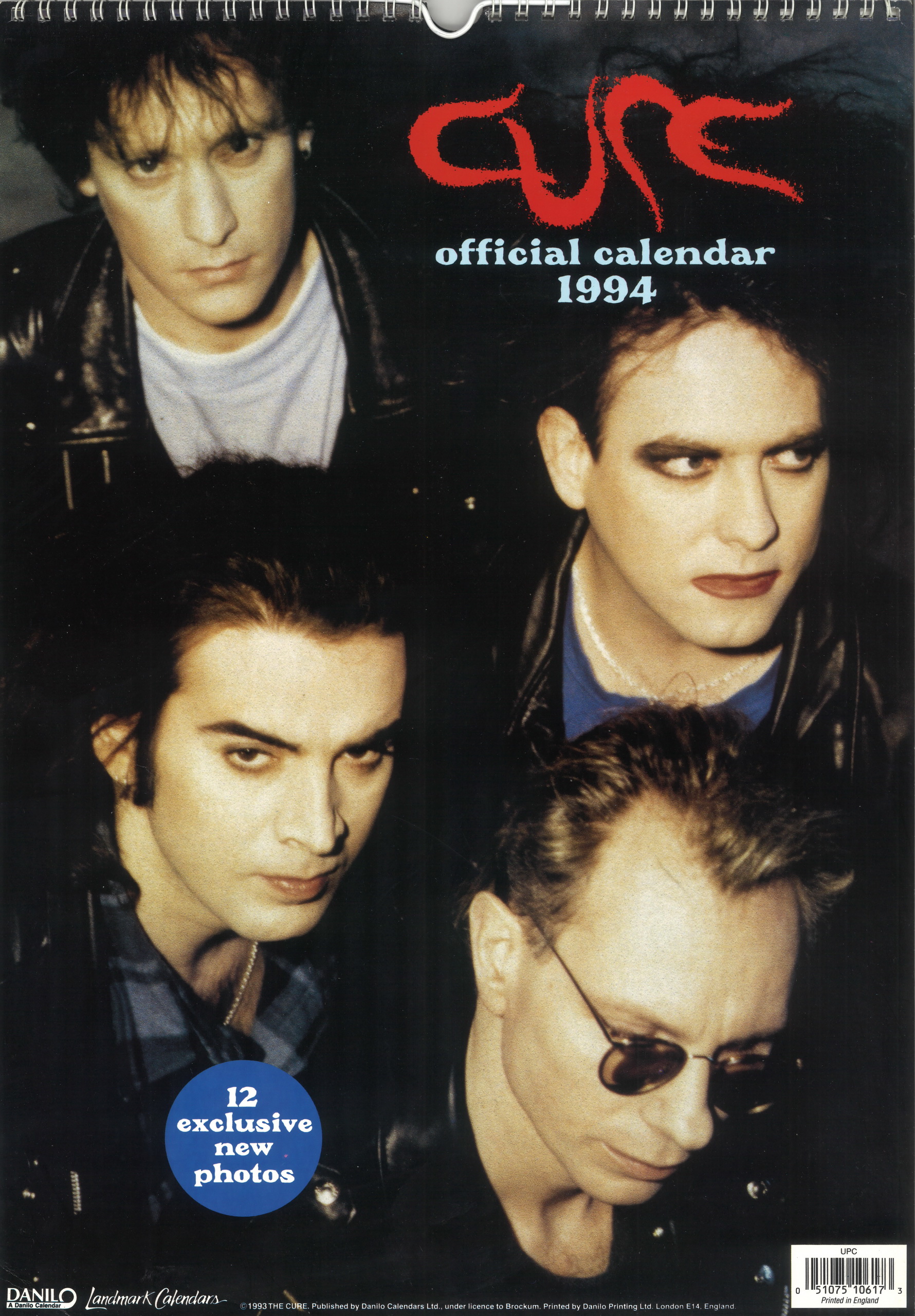 CALENDARS (1994) Archives The Cure Flowers Of Love www thecure cz