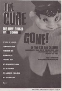 19961204-tour-dates-uk-advert-gone-bw-nme-nov-09